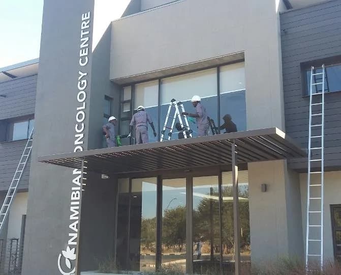 High Rise Cleaners at namibian oncology centre