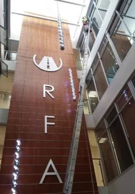 High Rise Cleaners at road fund administration