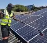 solar panel cleaning by High Rise Cleaners